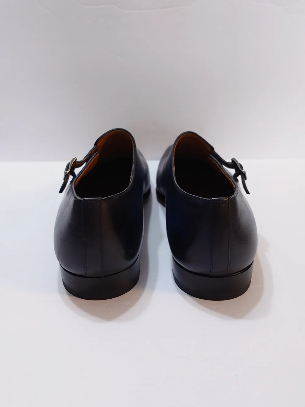 Magnanni Beltran Monk Strap Shoes Navy Blue RARE TO FIND